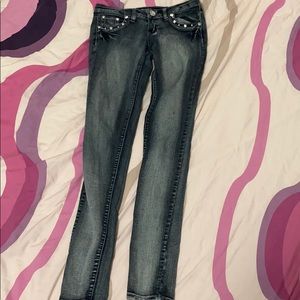 2000s vibe jewelled jeans